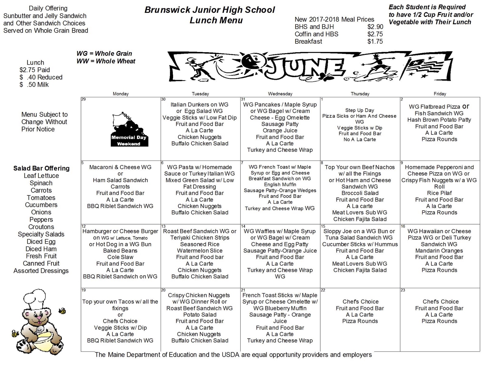 myschool menu myschool menu