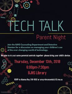 Tech Talk poster