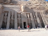 We flew to Abu Simbel to see this temple. It was lifted up and put back together so that the rising waters from the Aswan Dam would not cover it.