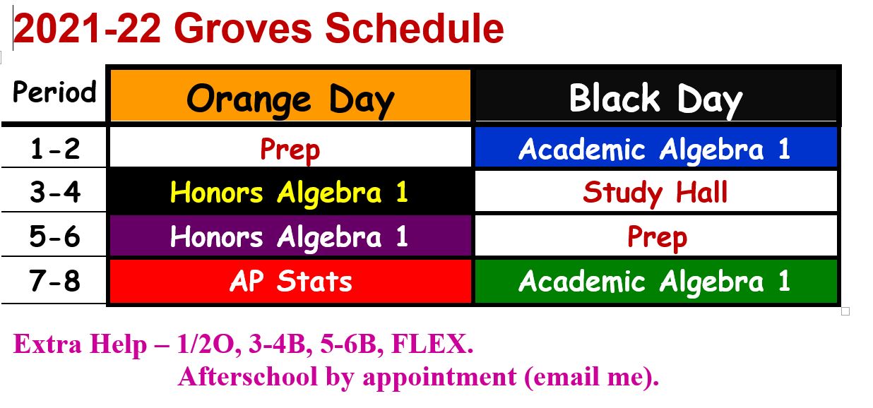 2122 Schedule Paula GrovesPaula Groves