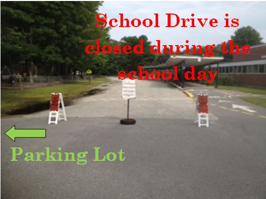 safety reminder - School Drive closed