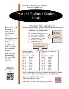 Free and Reduced Lunch 2018 Flyer